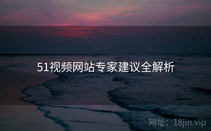 51视频网站专家建议全解析