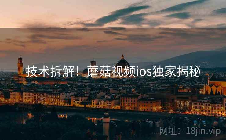 技术拆解！蘑菇视频ios独家揭秘